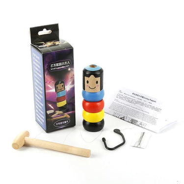 Ecotoys MagicWood | Magia infrangibile - Bambola magica di legno per spettacoli